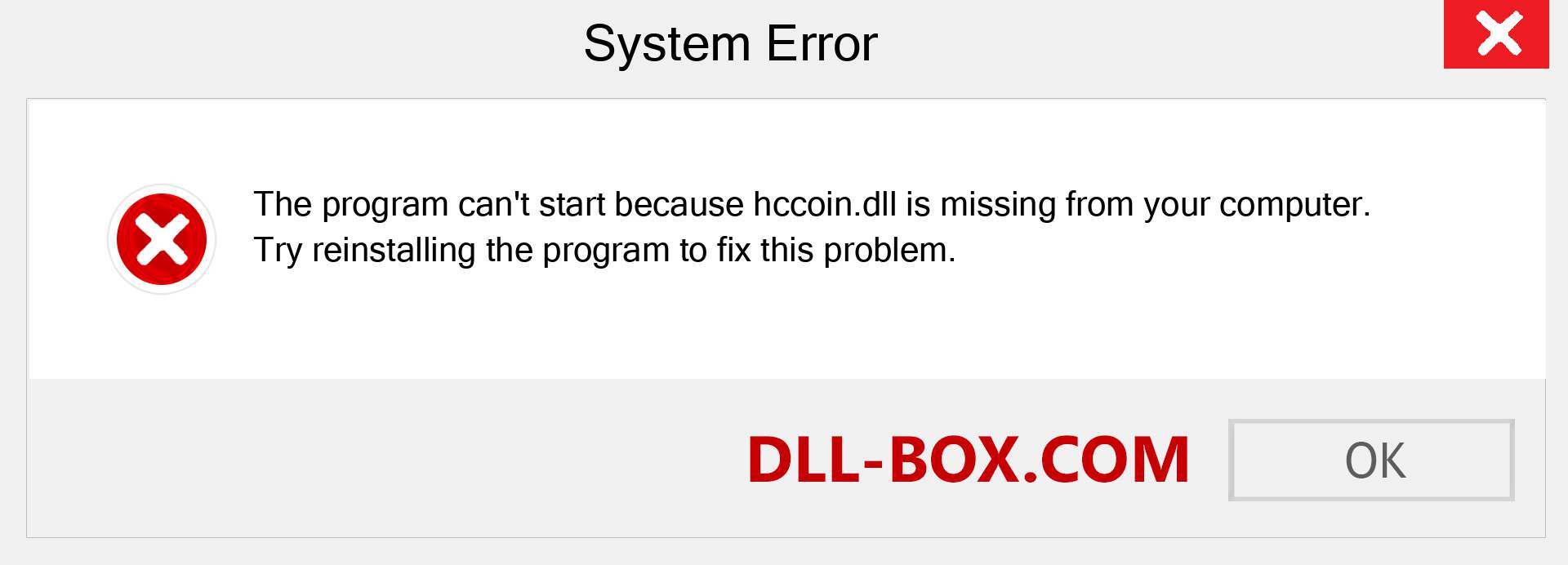  hccoin.dll file is missing?. Download for Windows 7, 8, 10 - Fix  hccoin dll Missing Error on Windows, photos, images